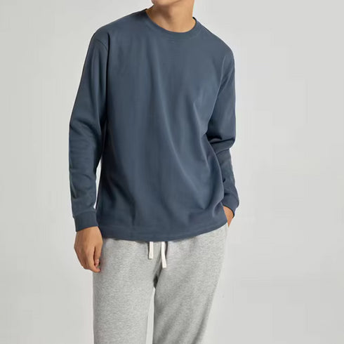 Men's Heavyweight Long-sleeve Crewneck Shirt